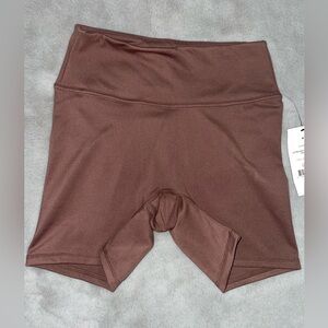 🧘♂️NWT Cotton On Body Women's Brown Yoga Bike Shorts